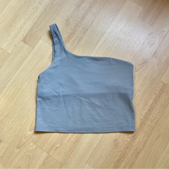 lululemon athletica Tops - lululemon ribbed nulu asymmetrical yoga tank top